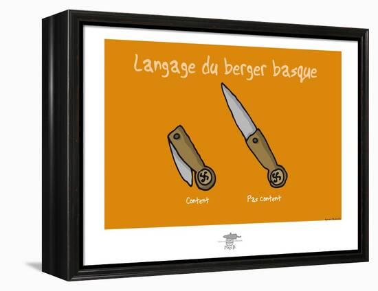 Pays B. - Langage du berger basque-Sylvain Bichicchi-Framed Stretched Canvas