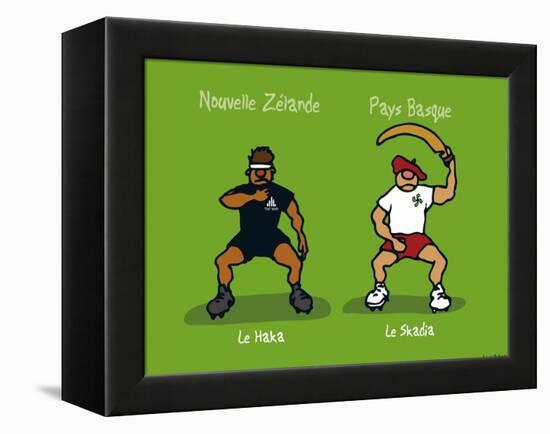 Pays B. - Le Haka basque-Sylvain Bichicchi-Framed Stretched Canvas