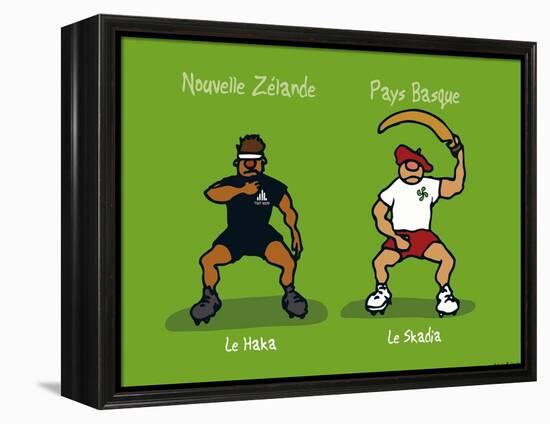 Pays B. - Le Haka basque-Sylvain Bichicchi-Framed Stretched Canvas