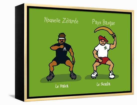 Pays B. - Le Haka basque-Sylvain Bichicchi-Framed Stretched Canvas