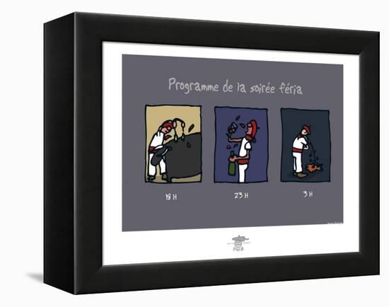 Pays B. - Programme de la féria-Sylvain Bichicchi-Framed Stretched Canvas