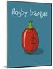 Pays B. - Rugby basque-Sylvain Bichicchi-Mounted Art Print