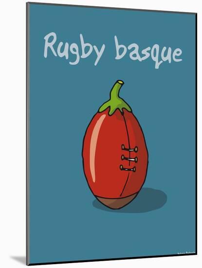 Pays B. - Rugby basque-Sylvain Bichicchi-Mounted Art Print