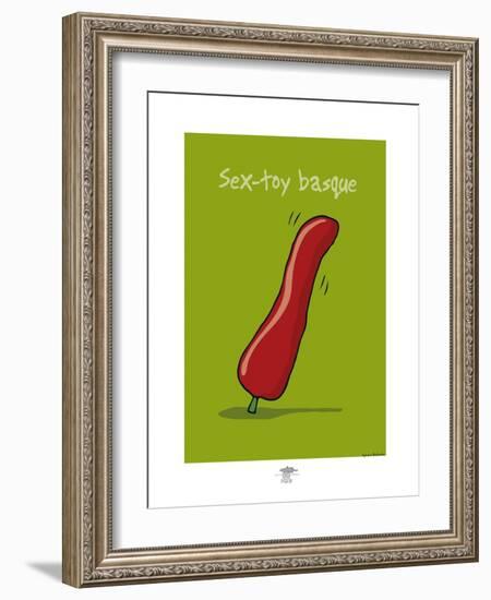 Pays B. - Sex-toy basque-Sylvain Bichicchi-Framed Art Print