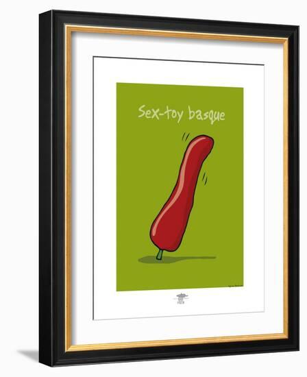 Pays B. - Sex-toy basque-Sylvain Bichicchi-Framed Art Print