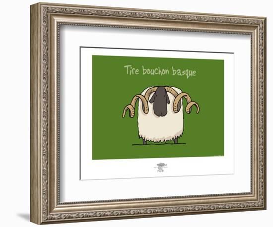 Pays B. - Tire-bouchon basque-Sylvain Bichicchi-Framed Premium Giclee Print