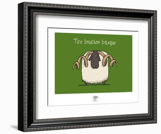 Pays B. - Tire-bouchon basque-Sylvain Bichicchi-Framed Premium Giclee Print