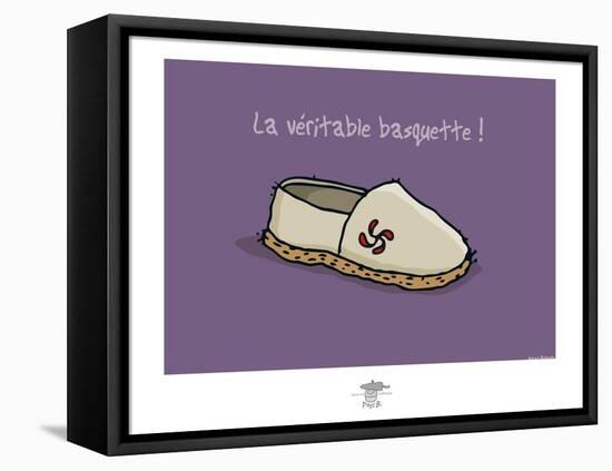 Pays B. - Véritable basquette-Sylvain Bichicchi-Framed Stretched Canvas