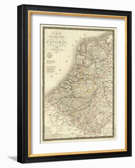 Pays-Bas, c.1821-Adrien Hubert Brue-Framed Art Print