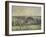 Paysage à Eragny, église et ferme d'Eragny-Camille Pissarro-Framed Giclee Print