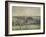 Paysage à Eragny, église et ferme d'Eragny-Camille Pissarro-Framed Giclee Print