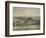 Paysage à Eragny, église et ferme d'Eragny-Camille Pissarro-Framed Giclee Print