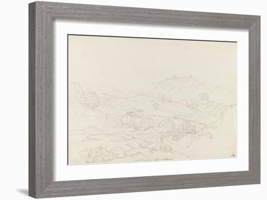 Paysage accidenté-Pierre Henri de Valenciennes-Framed Giclee Print