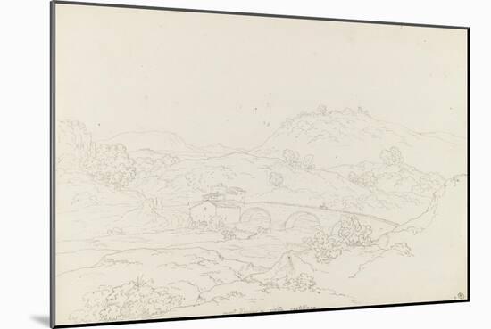Paysage accidenté-Pierre Henri de Valenciennes-Mounted Giclee Print