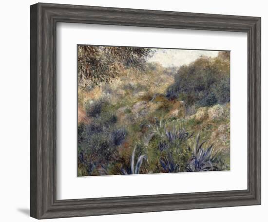 Paysage algérien, le ravin de la Femme Sauvage (faubourg d'Alger)-Pierre-Auguste Renoir-Framed Giclee Print