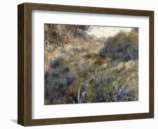 Paysage algérien, le ravin de la Femme Sauvage (faubourg d'Alger)-Pierre-Auguste Renoir-Framed Giclee Print