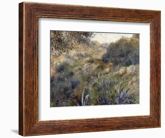 Paysage algérien, le ravin de la Femme Sauvage (faubourg d'Alger)-Pierre-Auguste Renoir-Framed Giclee Print