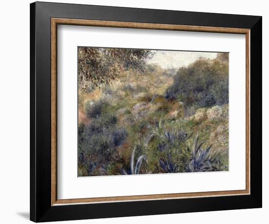 Paysage algérien, le ravin de la Femme Sauvage (faubourg d'Alger)-Pierre-Auguste Renoir-Framed Giclee Print