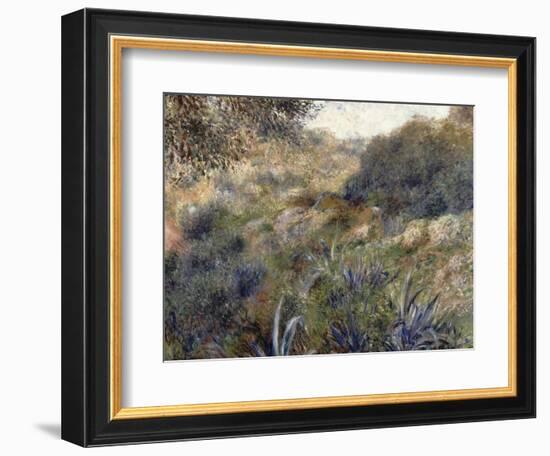 Paysage algérien, le ravin de la Femme Sauvage (faubourg d'Alger)-Pierre-Auguste Renoir-Framed Giclee Print