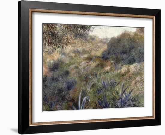 Paysage algérien, le ravin de la Femme Sauvage (faubourg d'Alger)-Pierre-Auguste Renoir-Framed Giclee Print