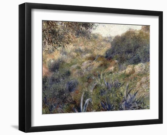 Paysage algérien, le ravin de la Femme Sauvage (faubourg d'Alger)-Pierre-Auguste Renoir-Framed Giclee Print