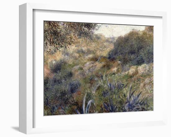 Paysage algérien, le ravin de la Femme Sauvage (faubourg d'Alger)-Pierre-Auguste Renoir-Framed Giclee Print