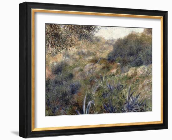 Paysage algérien, le ravin de la Femme Sauvage (faubourg d'Alger)-Pierre-Auguste Renoir-Framed Giclee Print