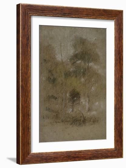 Paysage au feuillage-James Abbott McNeill Whistler-Framed Giclee Print