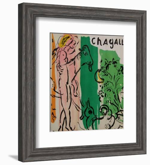 Paysage aux Isbas-Marc Chagall-Framed Collectable Print