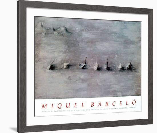 Paysage avec Sept Fruits, 1989-Miquel Barceló-Framed Collectable Print