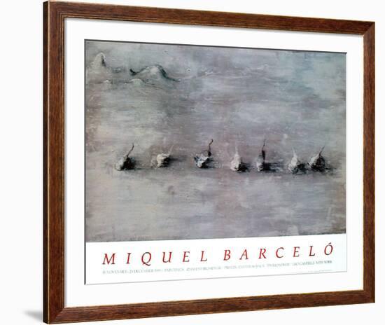 Paysage avec Sept Fruits, 1989-Miquel Barceló-Framed Collectable Print