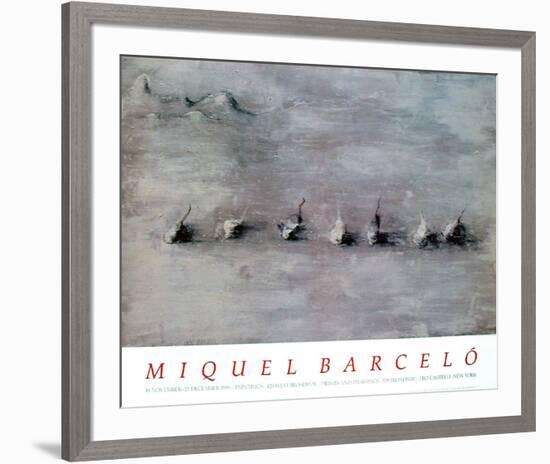 Paysage avec Sept Fruits, 1989-Miquel Barceló-Framed Collectable Print