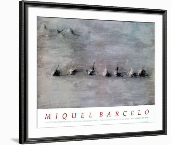 Paysage avec Sept Fruits, 1989-Miquel Barceló-Framed Collectable Print