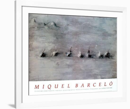 Paysage avec Sept Fruits, 1989-Miquel Barceló-Framed Collectable Print