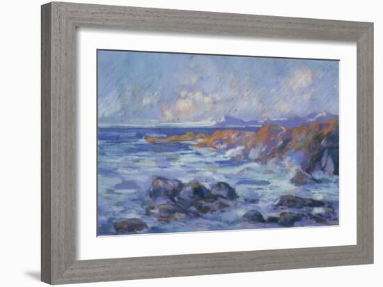 Paysage, c.1872-Jean-Baptiste-Armand Guillaumin-Framed Giclee Print