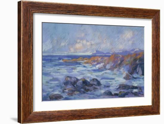 Paysage, c.1872-Jean-Baptiste-Armand Guillaumin-Framed Giclee Print