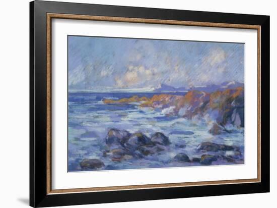 Paysage, c.1872-Jean-Baptiste-Armand Guillaumin-Framed Giclee Print