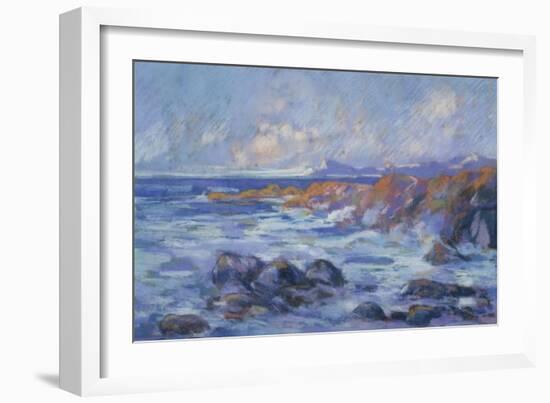 Paysage, c.1872-Jean-Baptiste-Armand Guillaumin-Framed Giclee Print