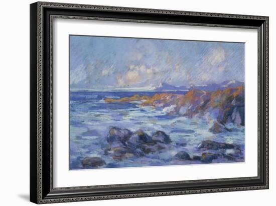 Paysage, c.1872-Jean-Baptiste-Armand Guillaumin-Framed Giclee Print