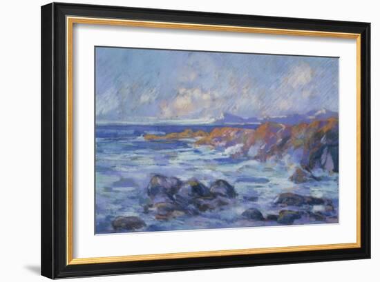 Paysage, c.1872-Jean-Baptiste-Armand Guillaumin-Framed Giclee Print