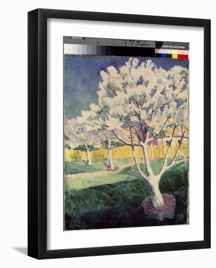 Paysage D'ete (Summer Landscape). Peinture De Kasimir Severinovich Malevitch (Malevich, Malevic) (1-Kazimir Severinovich Malevich-Framed Giclee Print