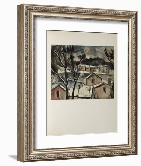 Paysage d'Hiver, 1908-Maurice De Vlaminck-Framed Collectable Print