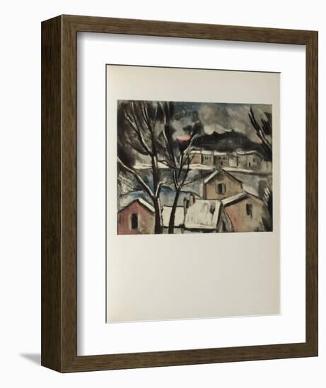 Paysage d'Hiver, 1908-Maurice De Vlaminck-Framed Collectable Print