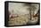 Paysage D'hiver Avec Un Piege a Oiseau - Winter Landscape with a Bird Trap, by Brueghel, Pieter, Th-Pieter the Younger Brueghel-Framed Premier Image Canvas