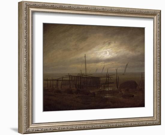 Paysage de bord de mer-Caspar David Friedrich-Framed Giclee Print