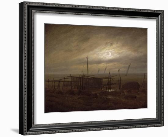 Paysage de bord de mer-Caspar David Friedrich-Framed Giclee Print