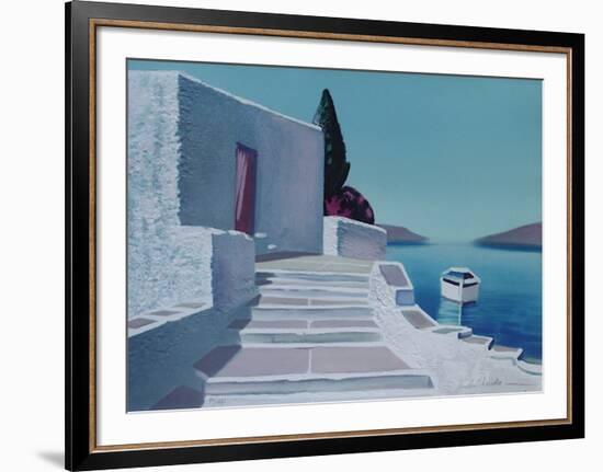 Paysage De Grèce-André Bricka-Framed Limited Edition