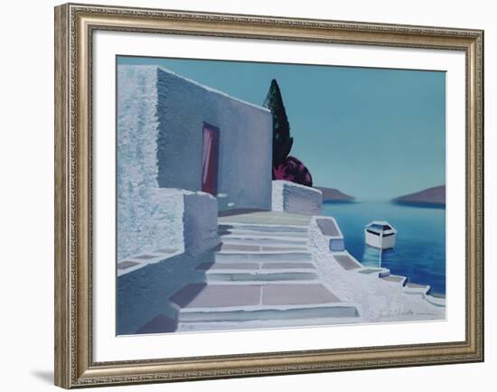 Paysage De Grèce-André Bricka-Framed Limited Edition