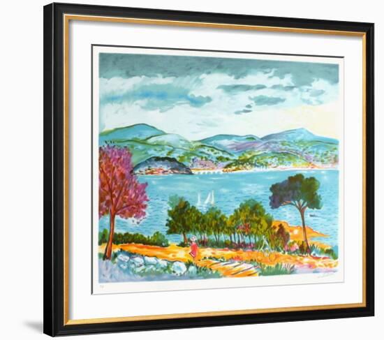 Paysage de l'Estérel-Jean-claude Picot-Framed Limited Edition