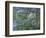 Paysage de la Seine-Claude Monet-Framed Giclee Print